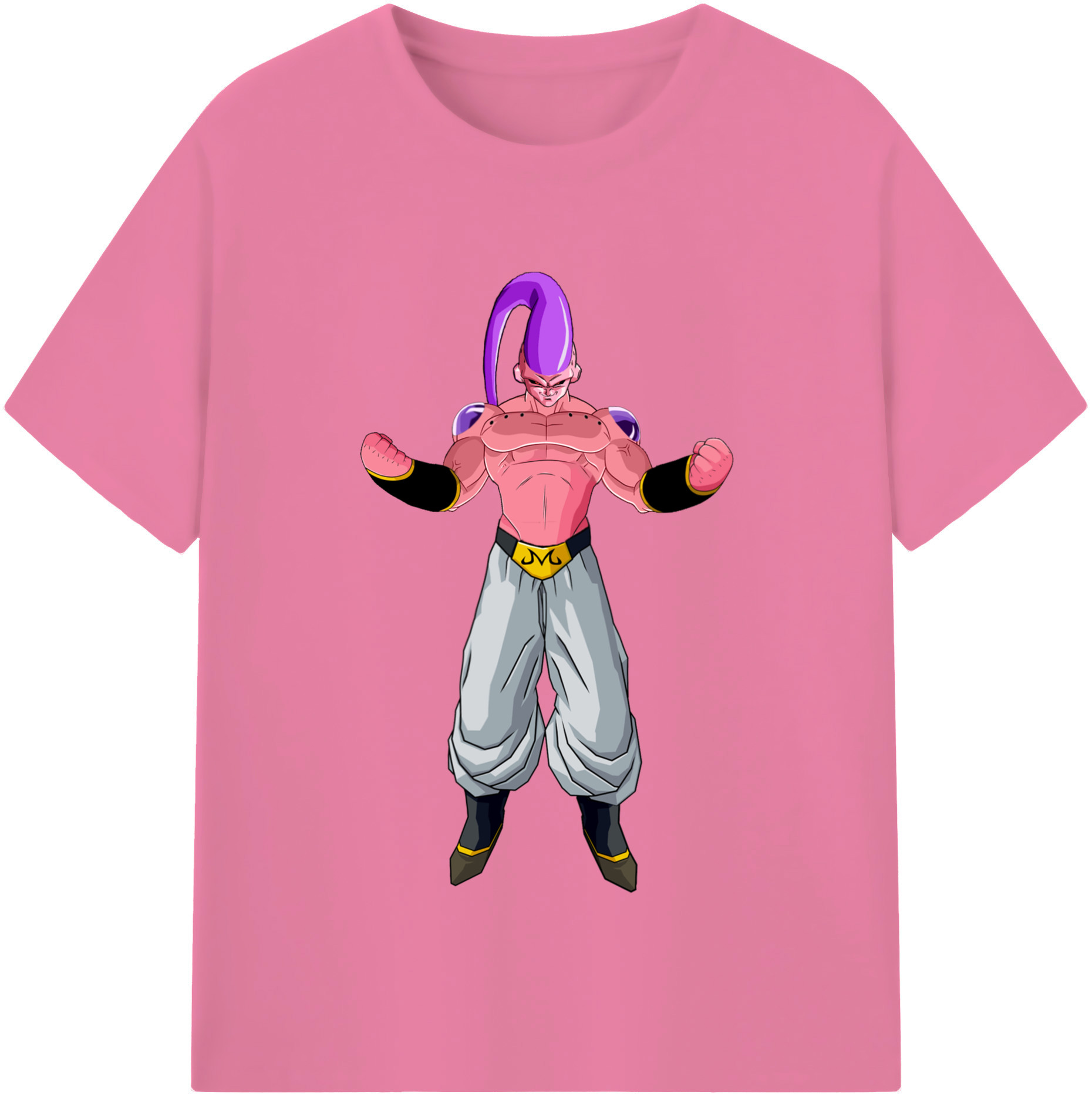 （画像用） ドラゴンボール 魔人ブウ DRAGON BALL Majin Buu 綿100％半袖Tシャツ（フロントプリント）